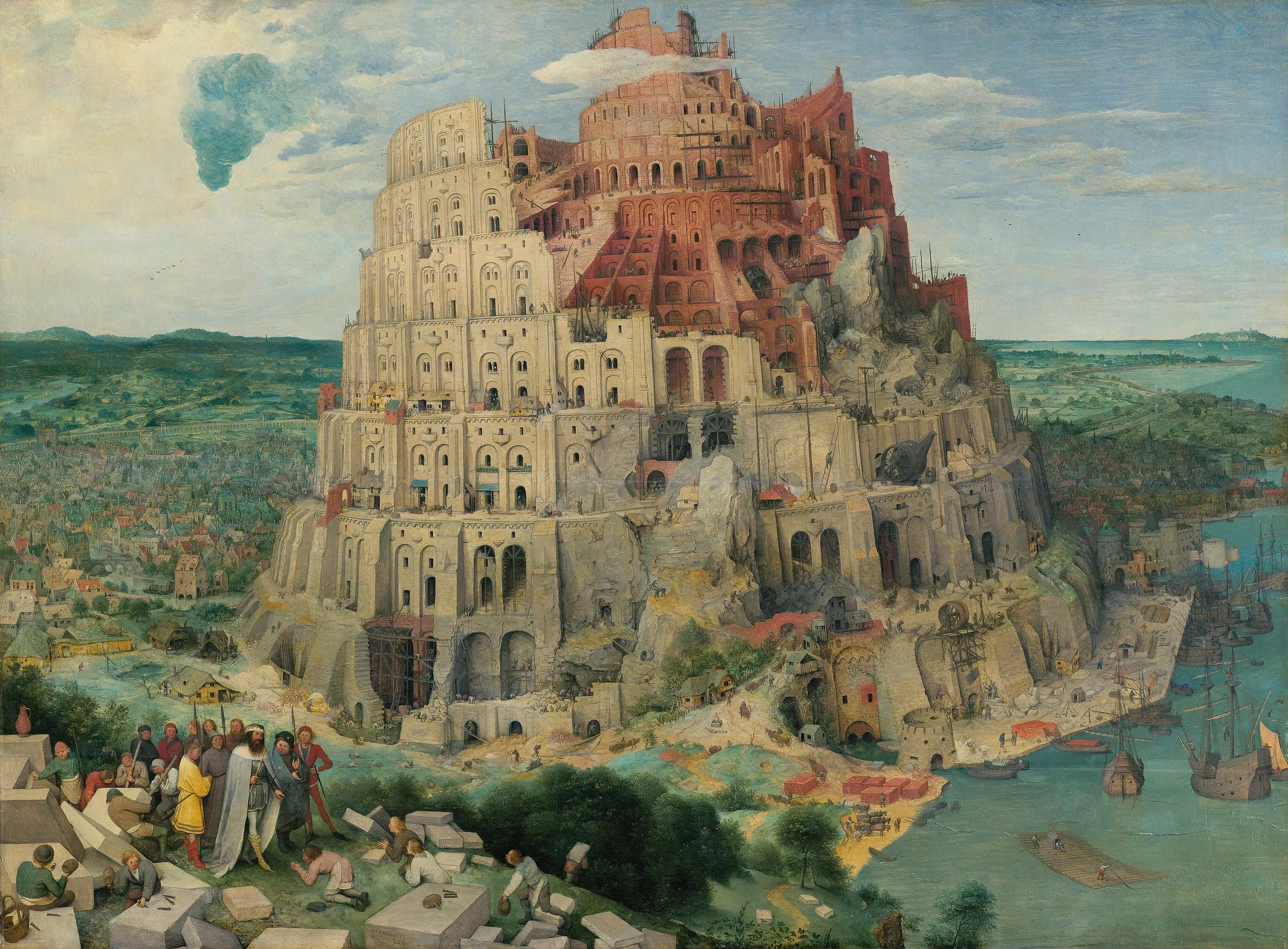 La Tour de Babel - Pieter Brueghel the Elder - Alpha Reproduction