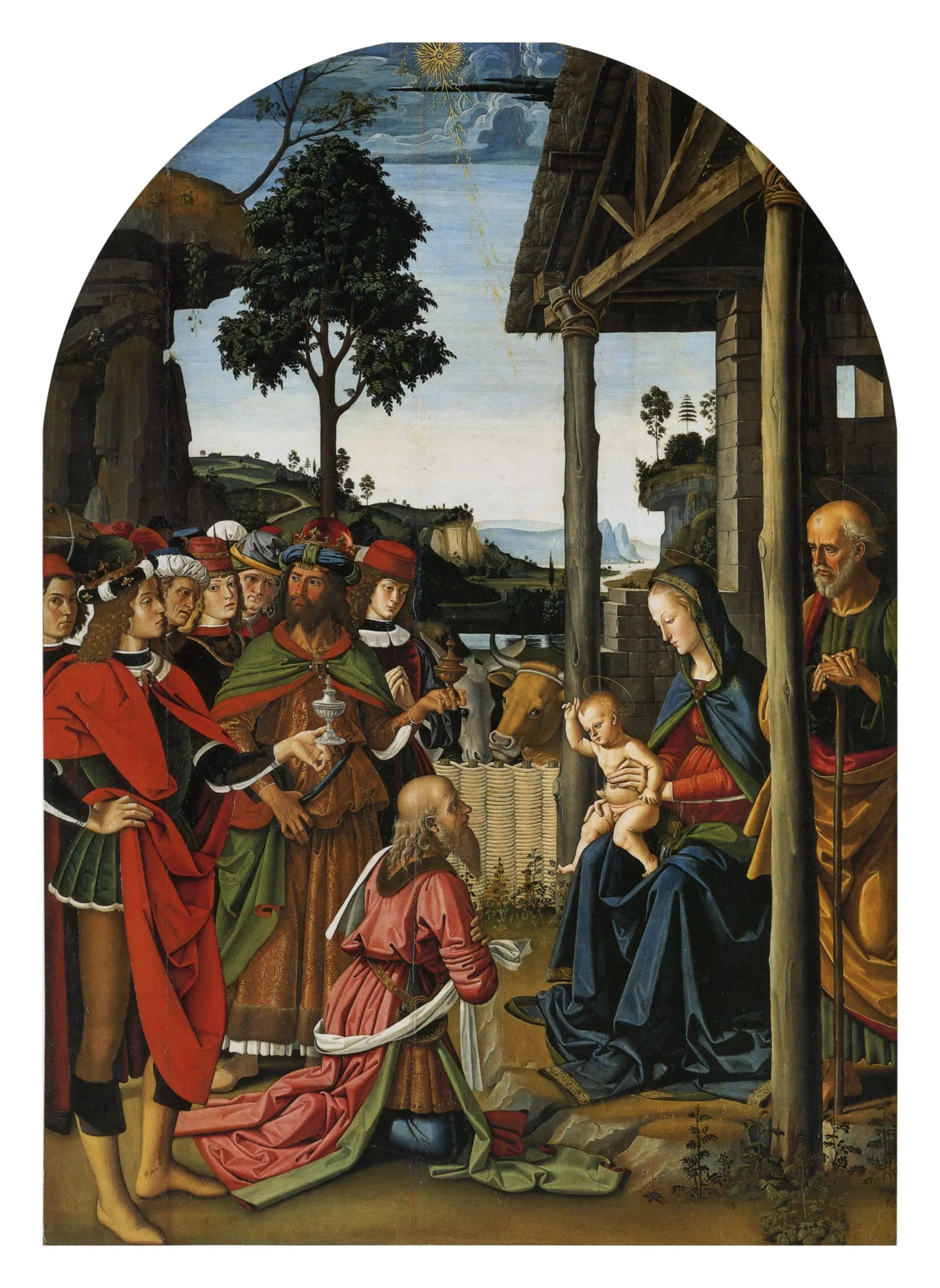 L’Adoration des mages - Pietro Perugino - Alpha Reproduction
