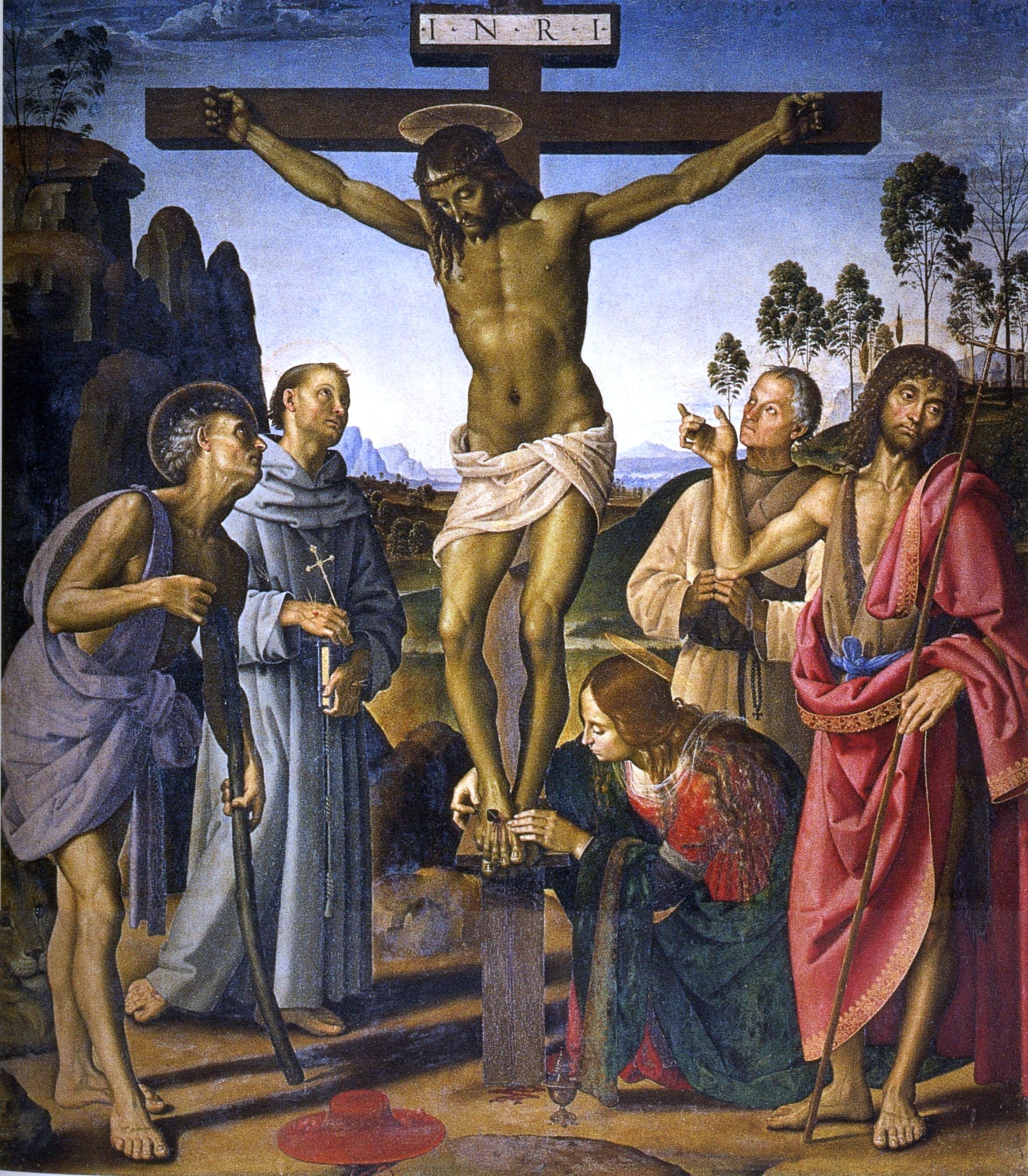 La Crucifixion - Pietro Perugino
