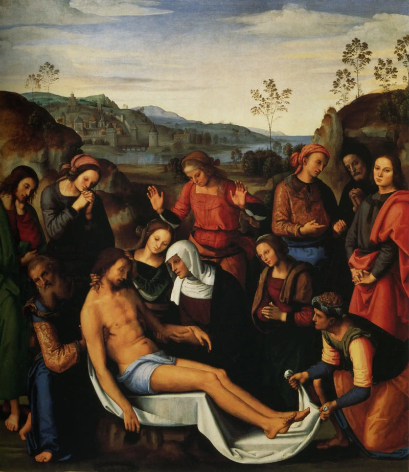 La Plainte sur le Christ mort - Pietro Perugino