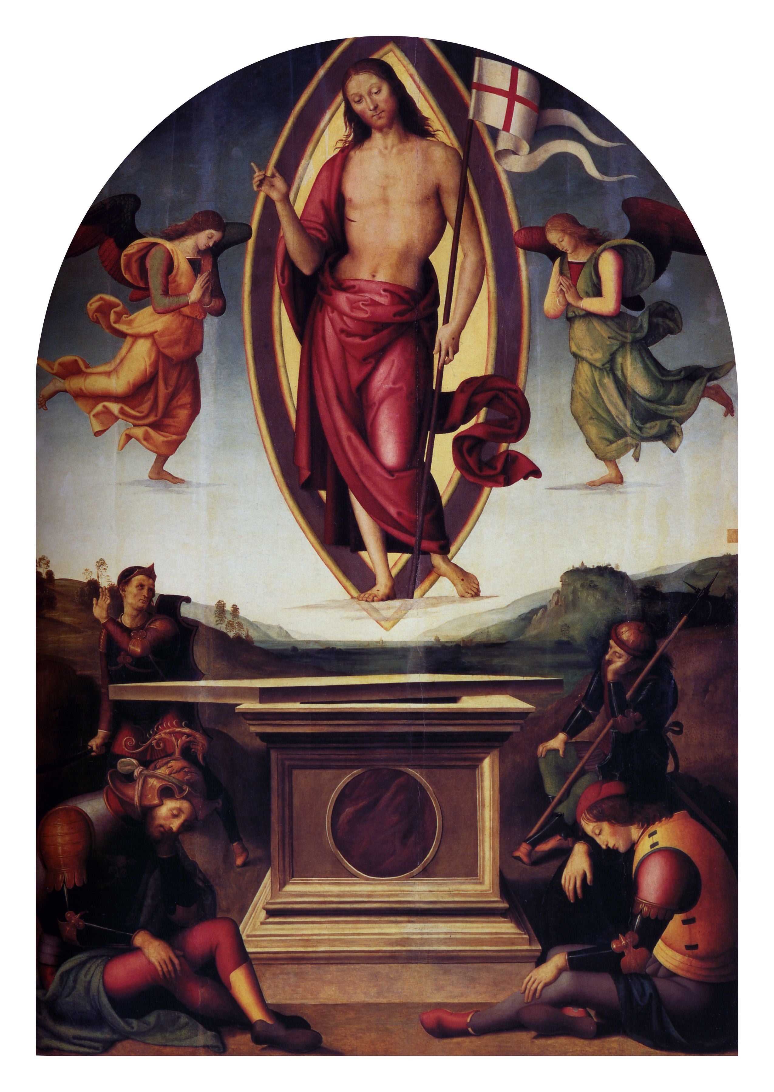 La Résurrection de San Francesco al Prato - Pietro Perugino