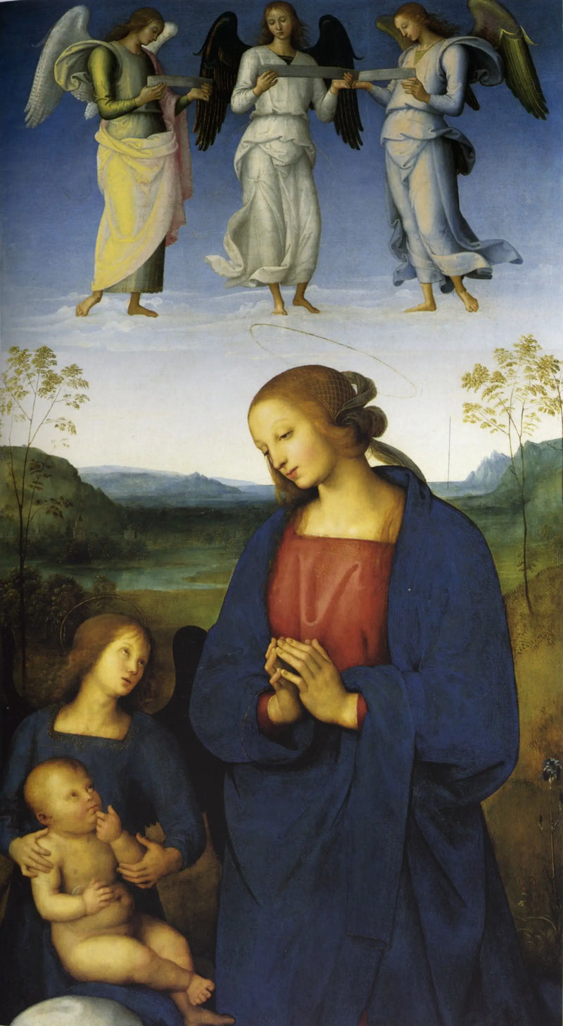 La Vierge à l'Enfant et aux Anges - Pietro Perugino