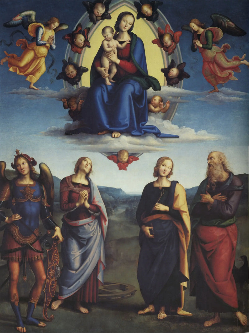 La Vierge en gloire et saints - Pietro Perugino