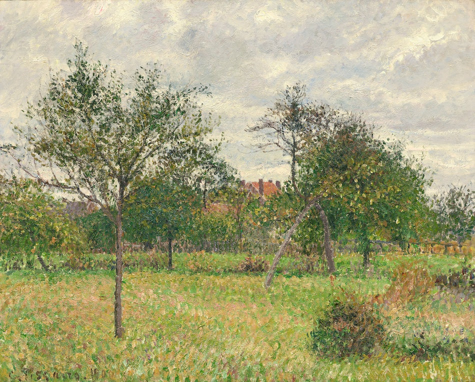 Reproduction du tableau « Automne, Matin, Nuageux, Eragny - Camille Pissarro » par Alpha Reproduction en peinture à l’huile