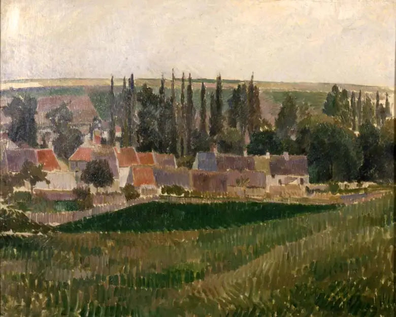 Reproduction du tableau « Paysage à Osny - Camille Pissarro » par Alpha Reproduction en peinture à l’huile