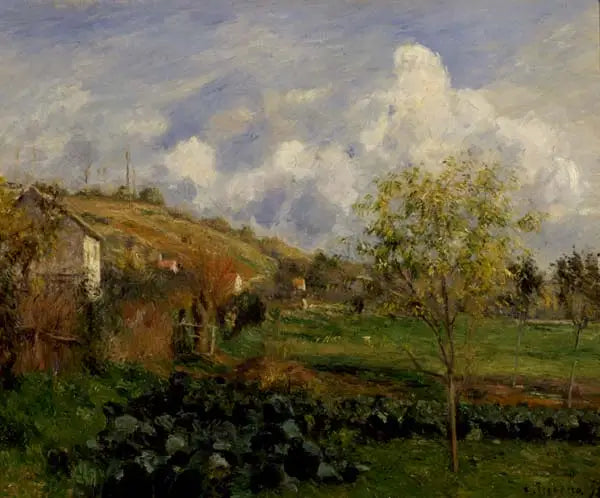 Paysage près de Pontoise - Camille Pissarro