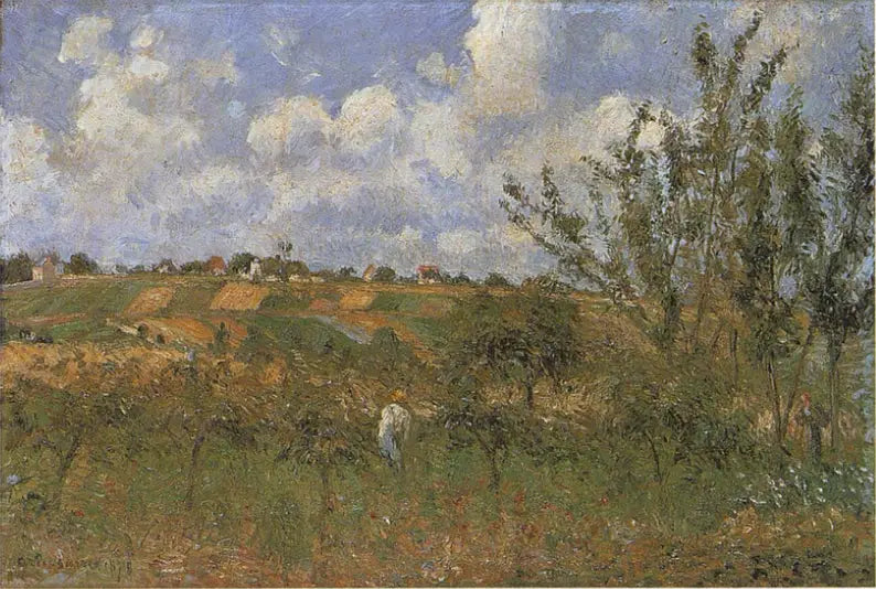 Vue depuis la côte des Gratte-Coqs, Pontoise - Camille Pissarro