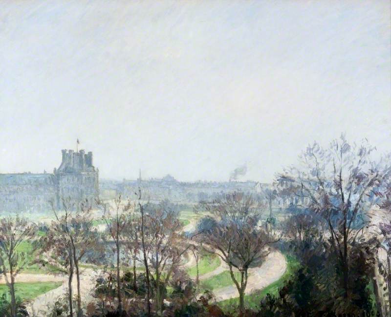 Reproduction du tableau « Le jardin des Tuileries, Paris - Camille Pissarro » par Alpha Reproduction en peinture à l’huile