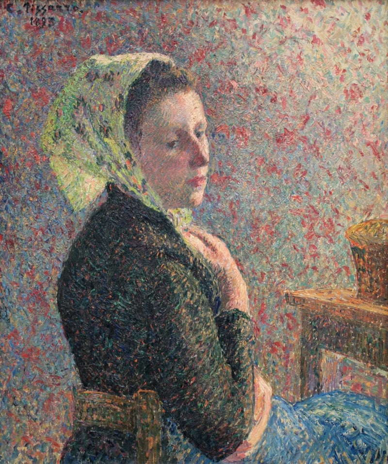 Femme au fichu vert - Camille Pissarro