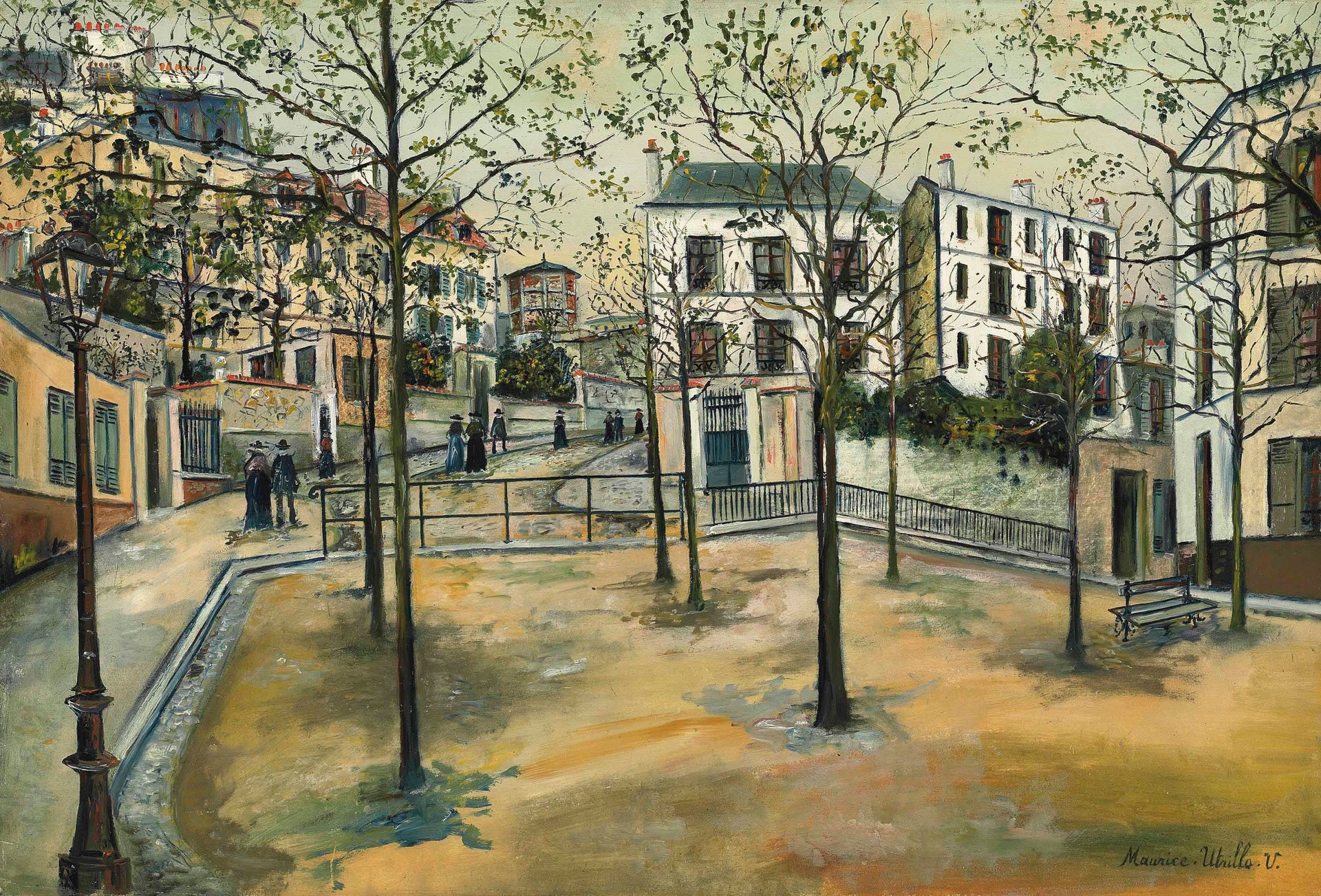 Place Ravignan - Maurice Utrillo