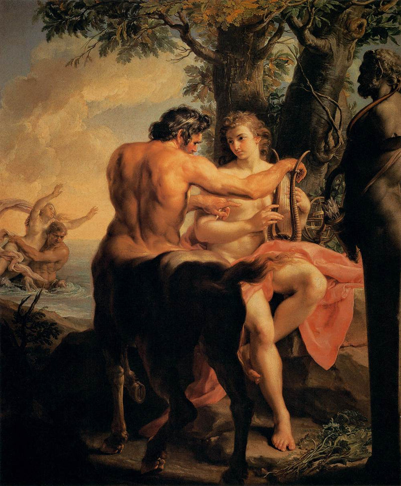 Achille et le centaure Chiron - Pompeo Batoni