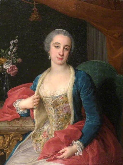 Portrait de la duchesse Sforza Cesarini (décédée en 1765) - Pompeo Batoni