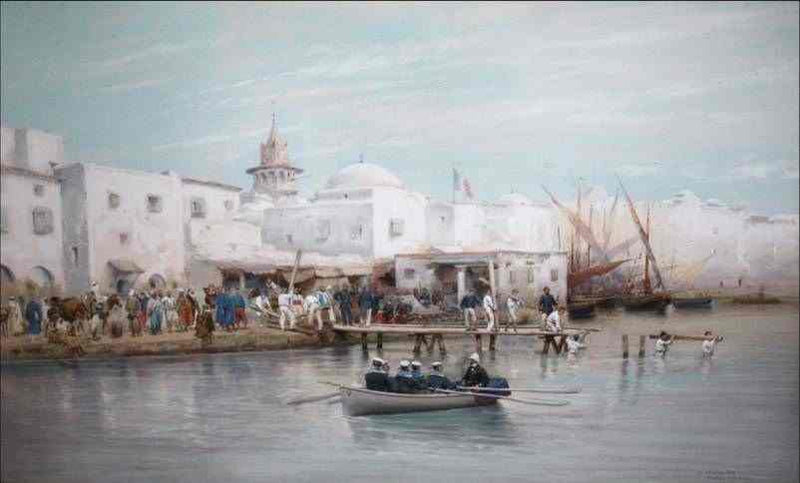 Port de Bizerte - Édouard Detaille