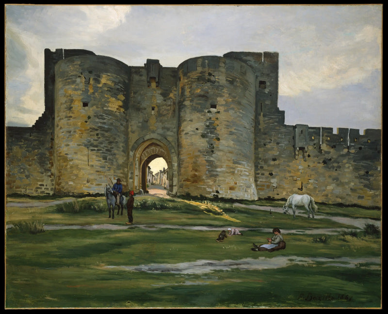Porte de la Reine à Aigues-Mortes - Frédéric Bazille