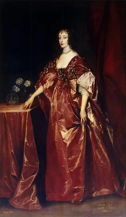 Portrait de la reine Henriette-Marie - Antoine van Dyck