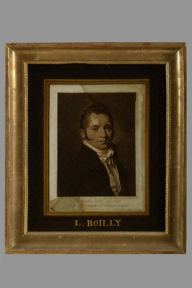 Portrait de Thomas Palmer, en trompe-l'œil - Louis-Léopold Boilly