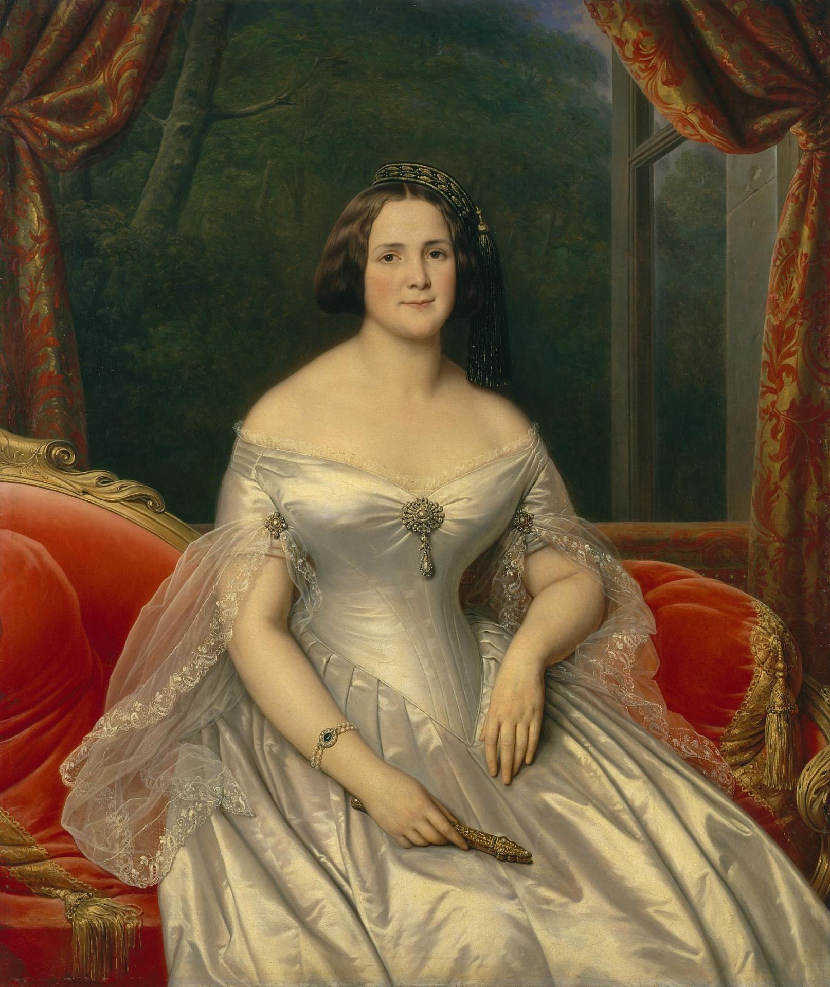 Portrait d'Anna Benardaki - Charles de Steuben