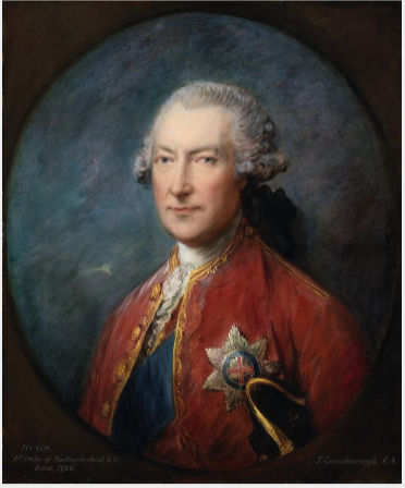 Portrait de Hugh Smithson (Percy), 1er duc de Northumberland (1714-1786), ancien Lord Lieutenant d'Irlande - Thomas Gainsborough