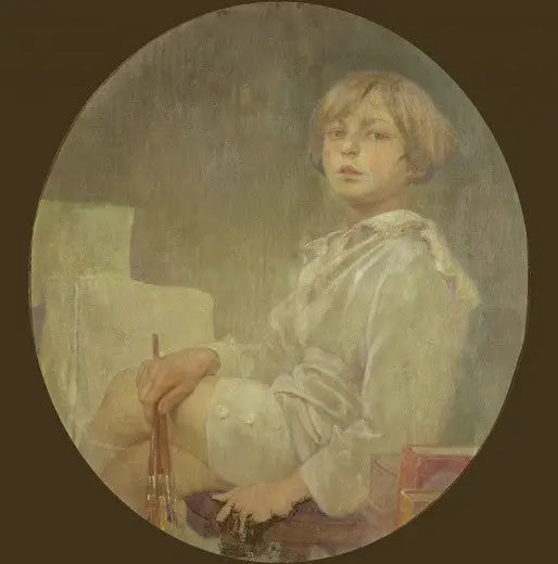 Portrait du fils de Mucha, Jiří - Alphonse Mucha