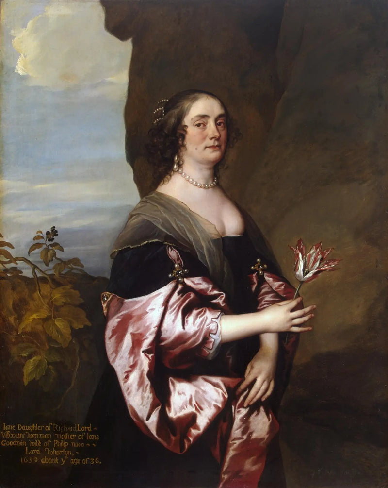 Portrait de Lady Jane Goodwin - Antoine van Dyck
