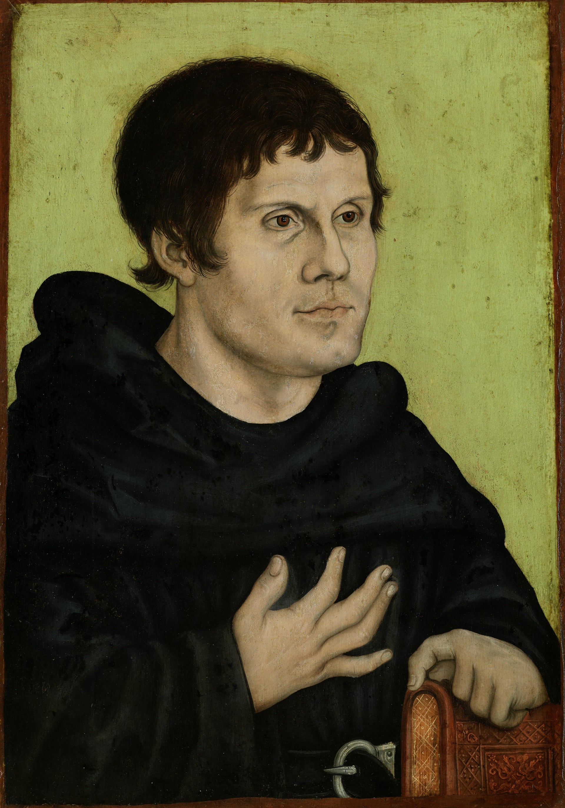 Martin Luther en moine augustin - Lucas Cranach the Elder image 1 reproduction de peinture à l’huile