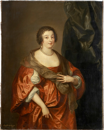 Portrait de Pénélope Naunton Lady Herbert - Antoine van Dyck - Alpha Reproduction