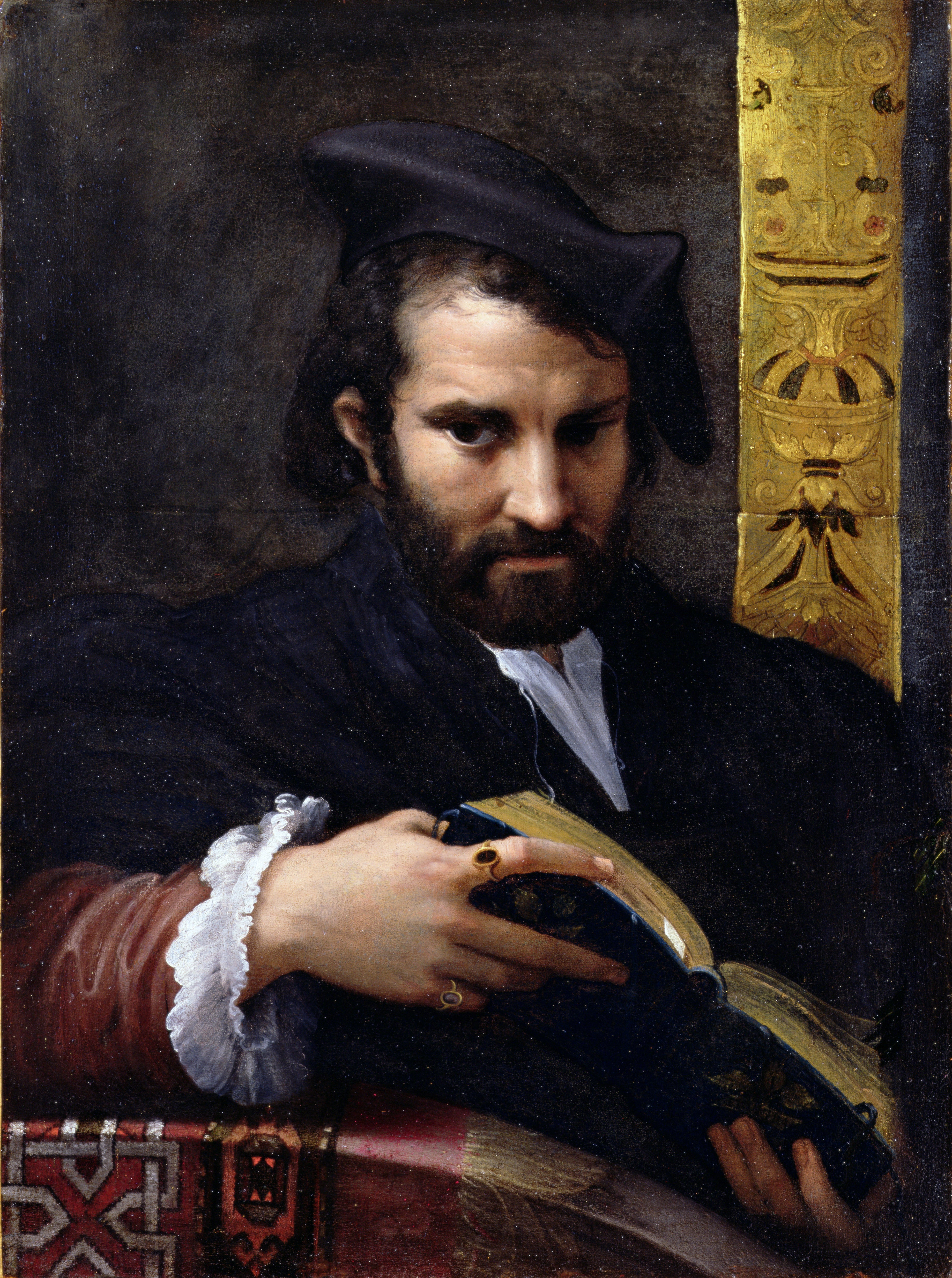 Homme avec un livre - Parmigianino