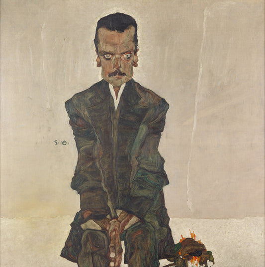 🧠 Portrait de l’Éditeur Eduard Kosmack – Egon Schiele (1910)