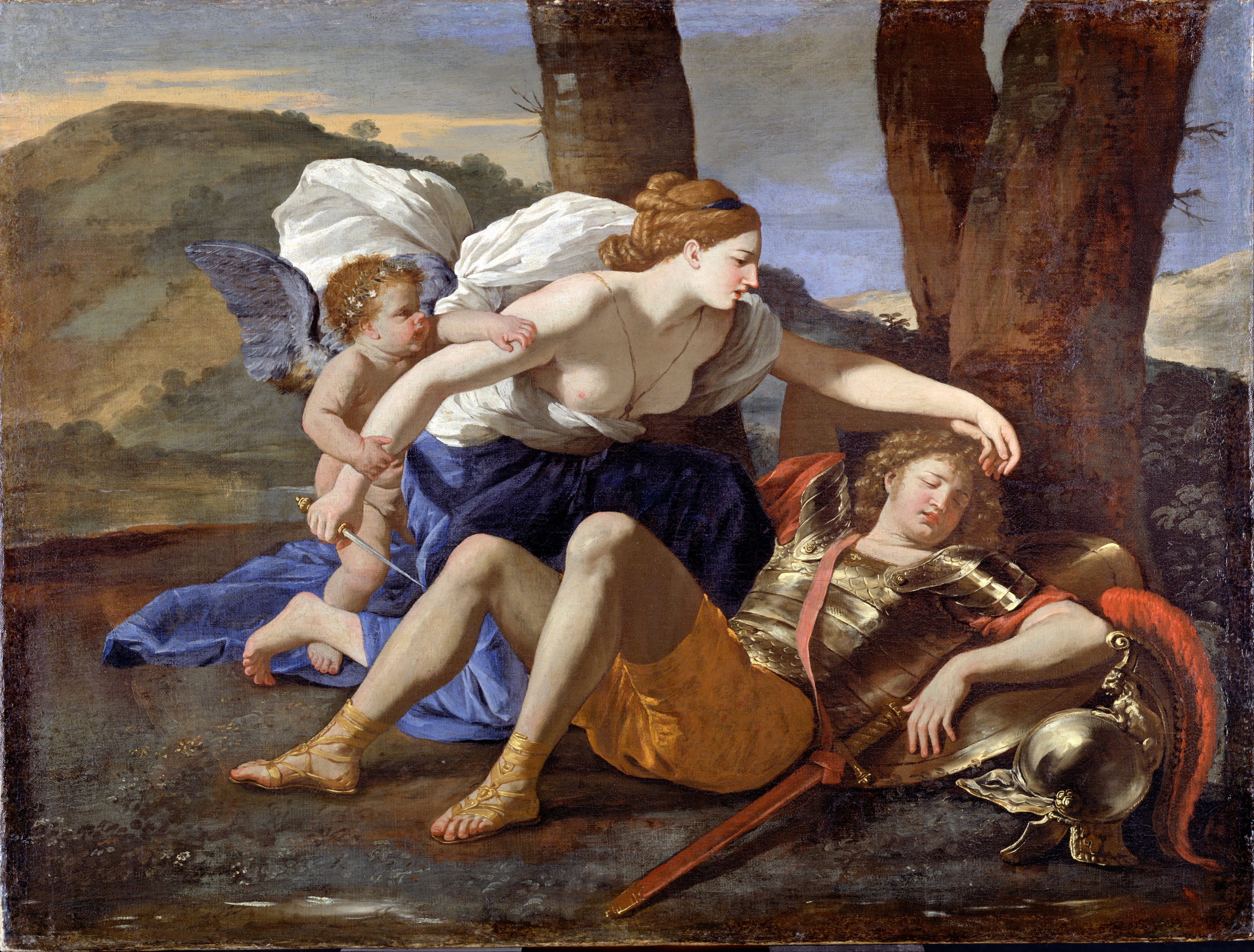 Renaud et Armide - Nicolas Poussin