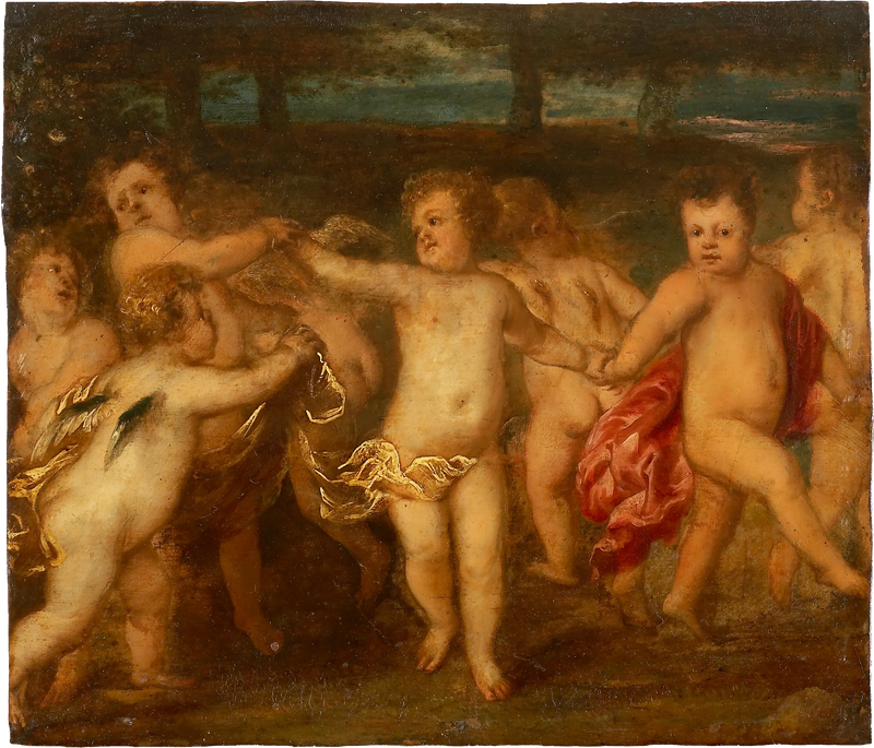 Putti faisant un roundelay - Antoine van Dyck