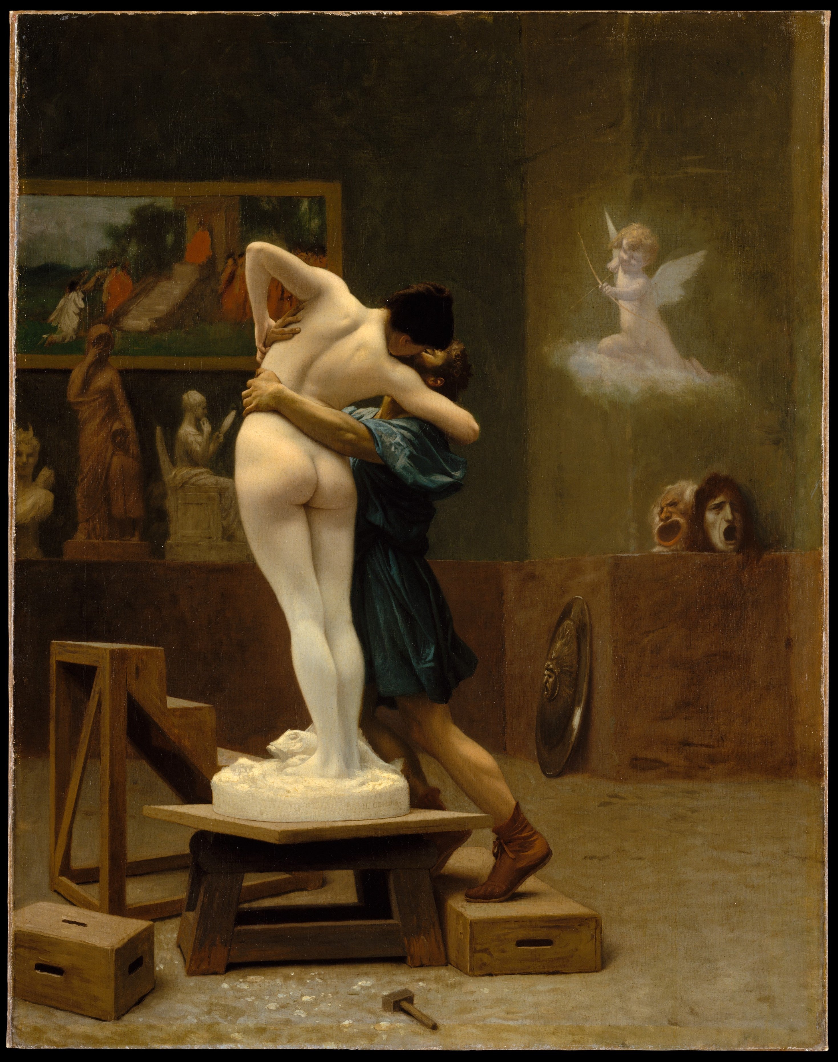 Reproduction du tableau « Pygmalion et Galatée - Jean-Léon Gérôme » par Alpha Reproduction en peinture à l’huile