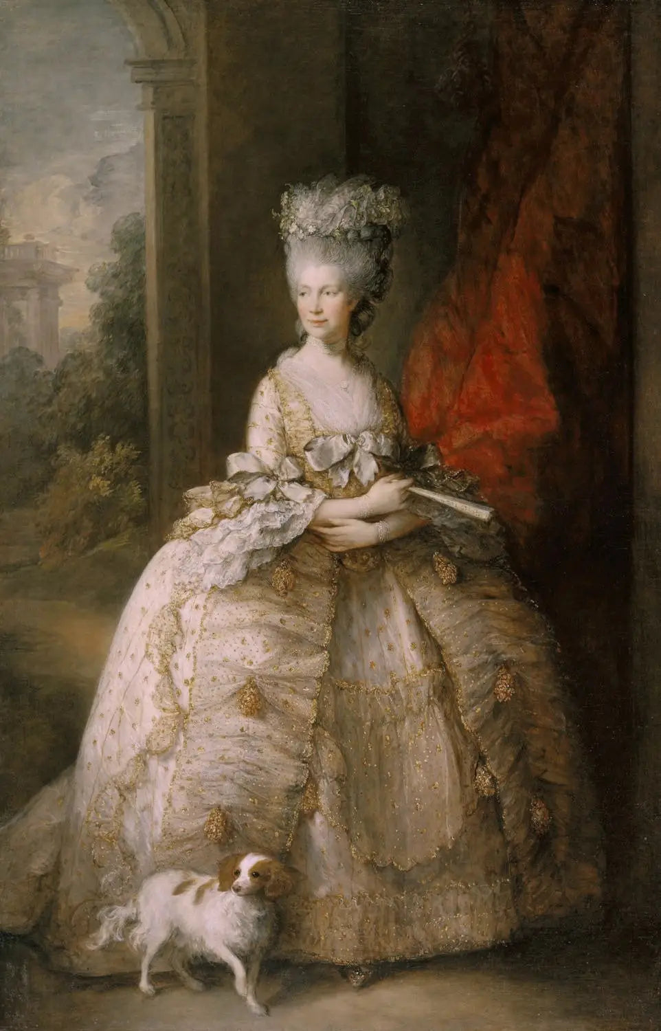 La reine Charlotte (1744-1818) - Thomas Gainsborough - Alpha Reproduction