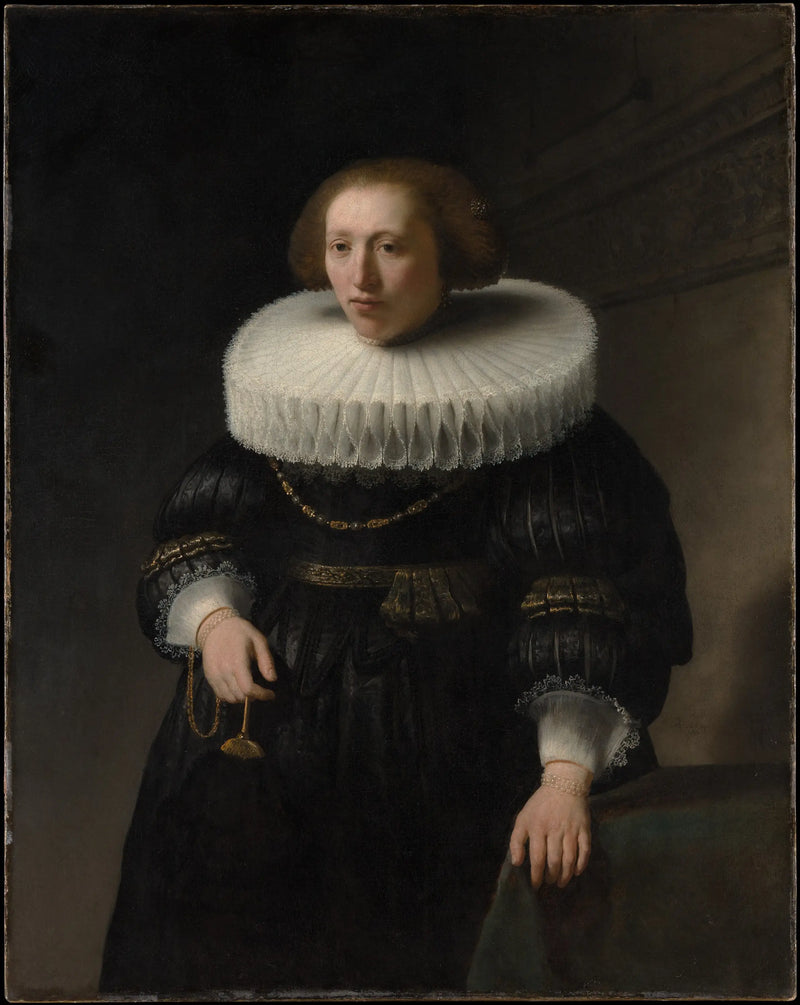 Portrait d'une femme, probablement membre de la famille Van Beresteyn - Rembrandt