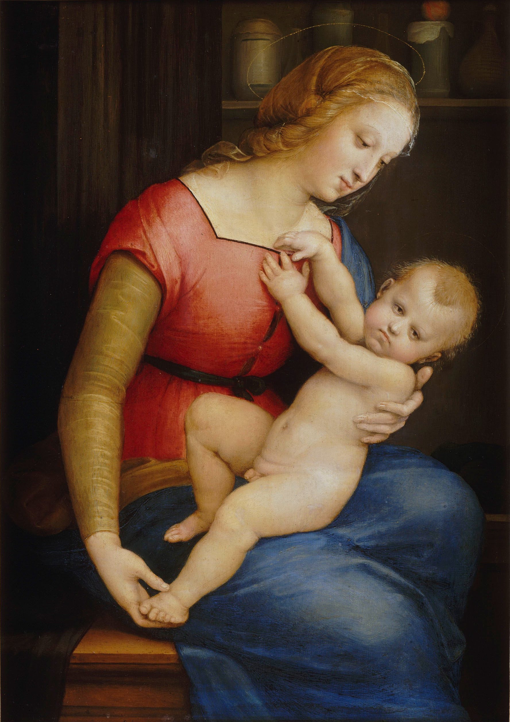 Reproduction du tableau « La Madone d'Orléans - Raphaël Sanzio » par Alpha Reproduction en peinture à l’huile