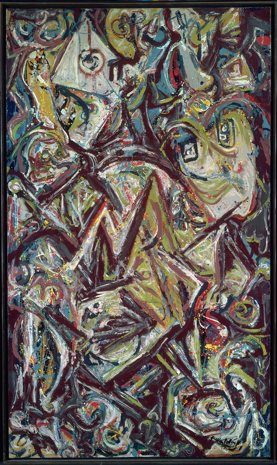 Reine tourmentée - Jackson Pollock