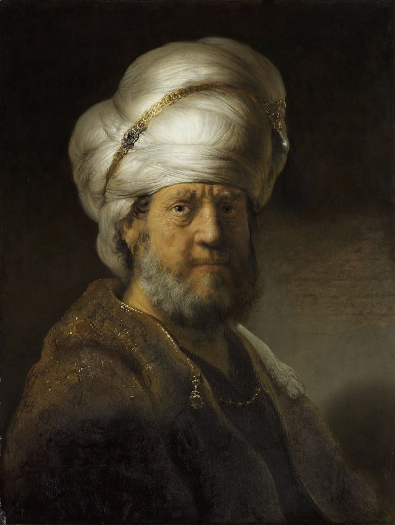 Homme en costume oriental - Rembrandt