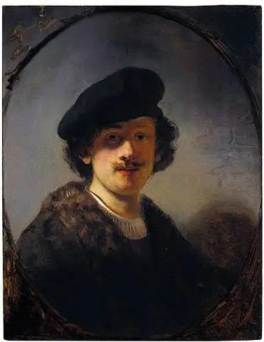 Reproduction du tableau « Autoportrait - Rembrandt » par Alpha Reproduction en peinture à l’huile