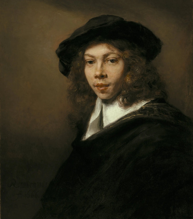 Jeunesse au bonnet noir - Rembrandt