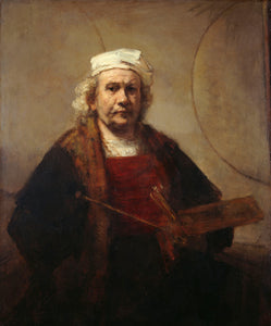 Autoportrait aux deux cercles - Rembrandt