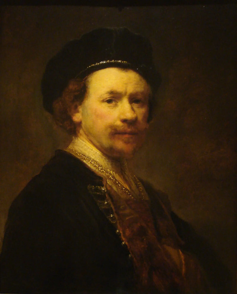 Autoportrait au béret - Rembrandt