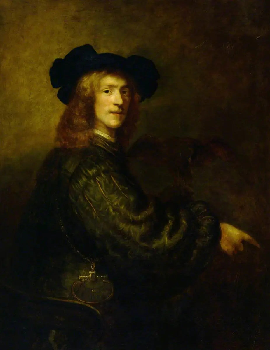 Reproduction du tableau « Portrait d'un gentilhomme - Rembrandt » par Alpha Reproduction en peinture à l’huile