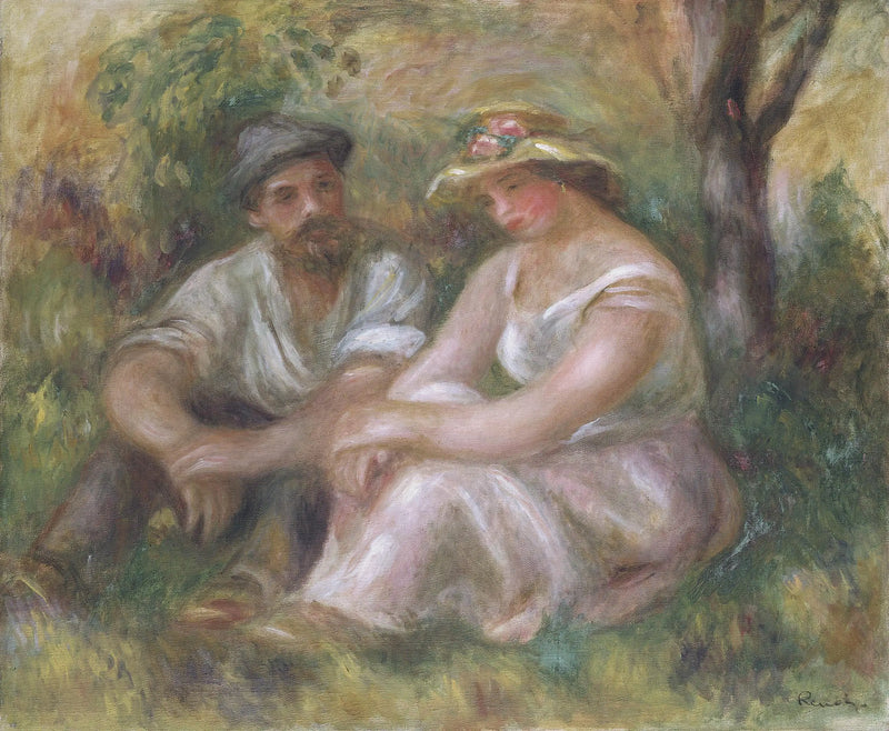 Conversation - Pierre-Auguste Renoir