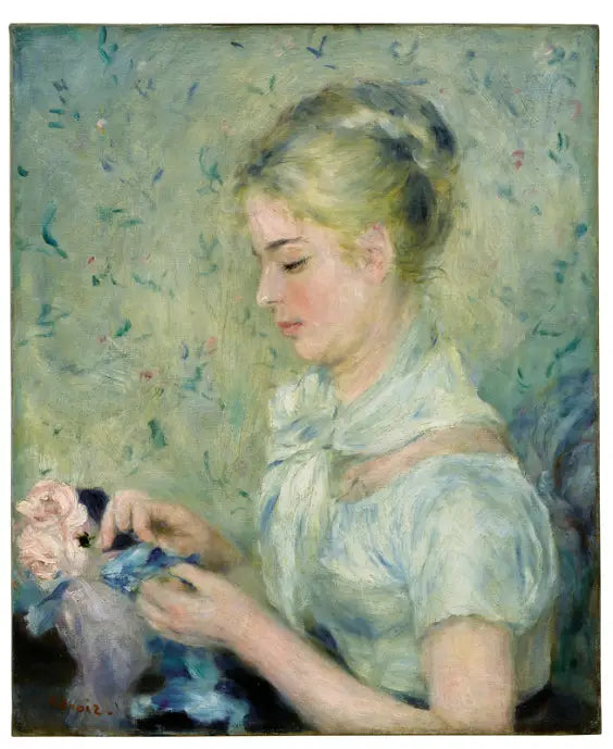 La couseuse - Pierre-Auguste Renoir