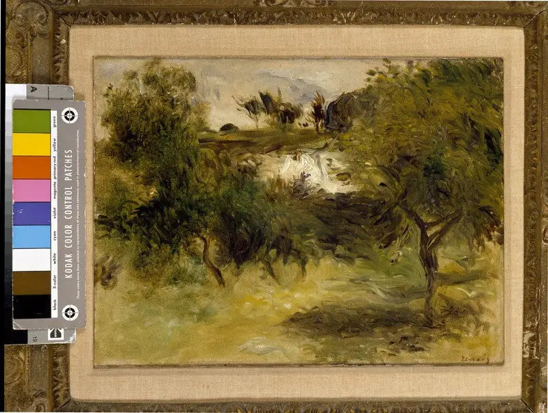Paysage avec des arbres - Pierre-Auguste Renoir