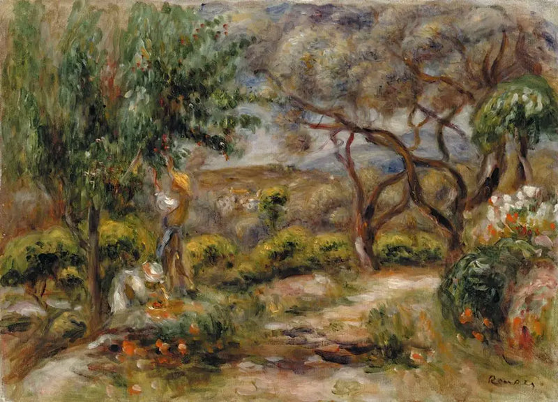 Les Collettes à Cagnes - Pierre-Auguste Renoir