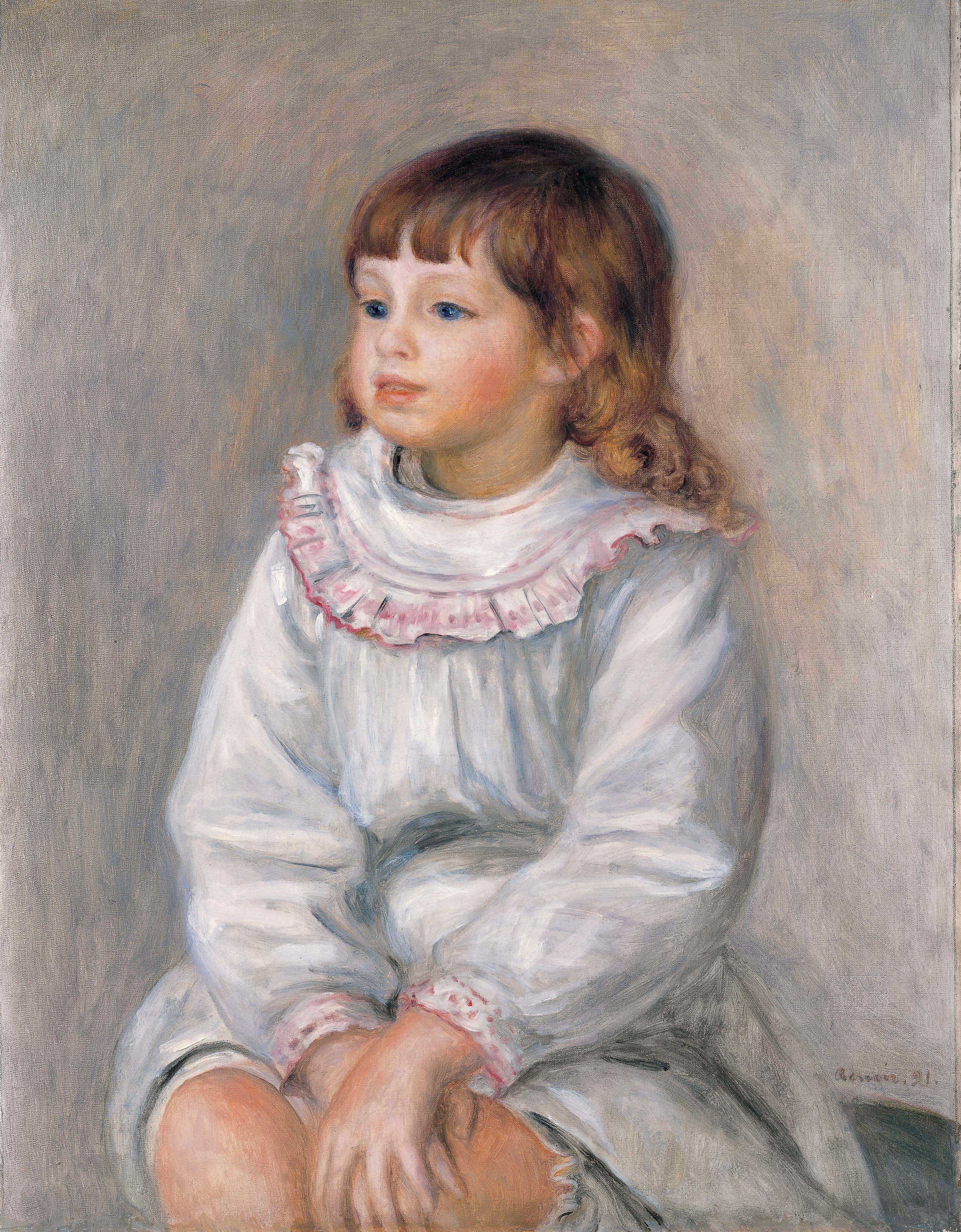 Reproduction du tableau « Portrait de Jacques Gallimard - Pierre-Auguste Renoir » par Alpha Reproduction en peinture à l’huile