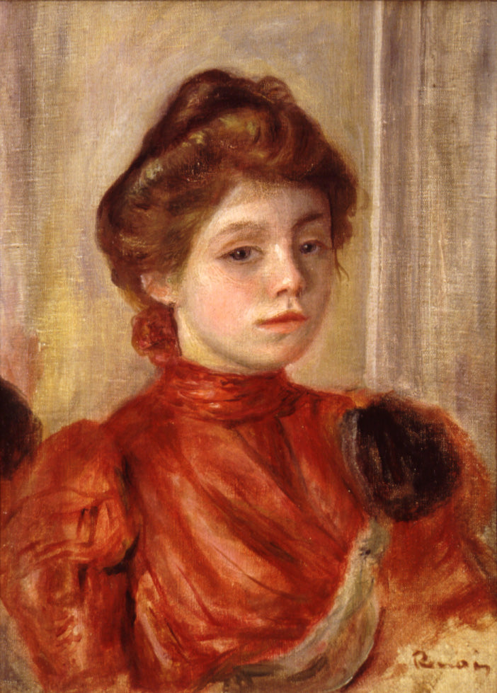 Reproduction du tableau « Portrait de Mlle Lerolle - Pierre-Auguste Renoir » par Alpha Reproduction en peinture à l’huile