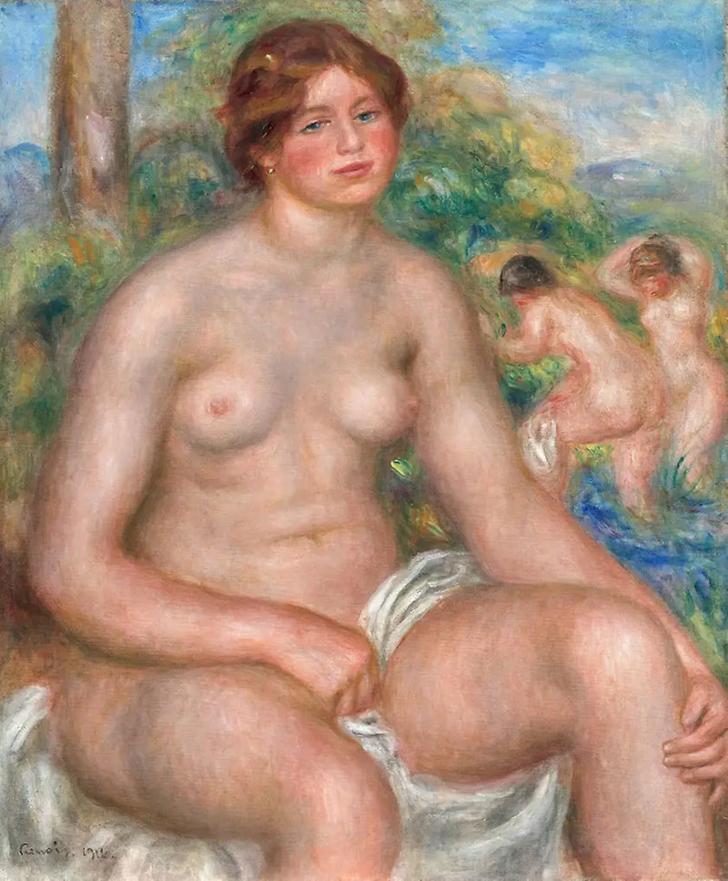 Baigneur assis - Pierre-Auguste Renoir