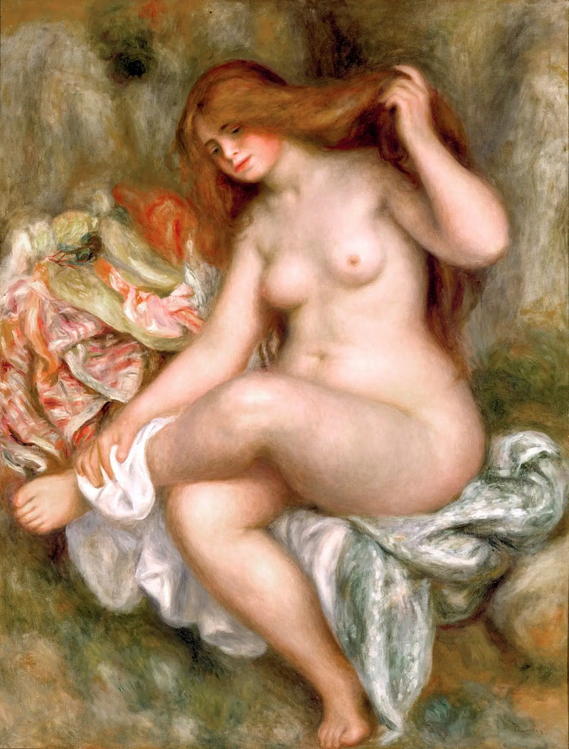 Baigneur assis - Pierre-Auguste Renoir