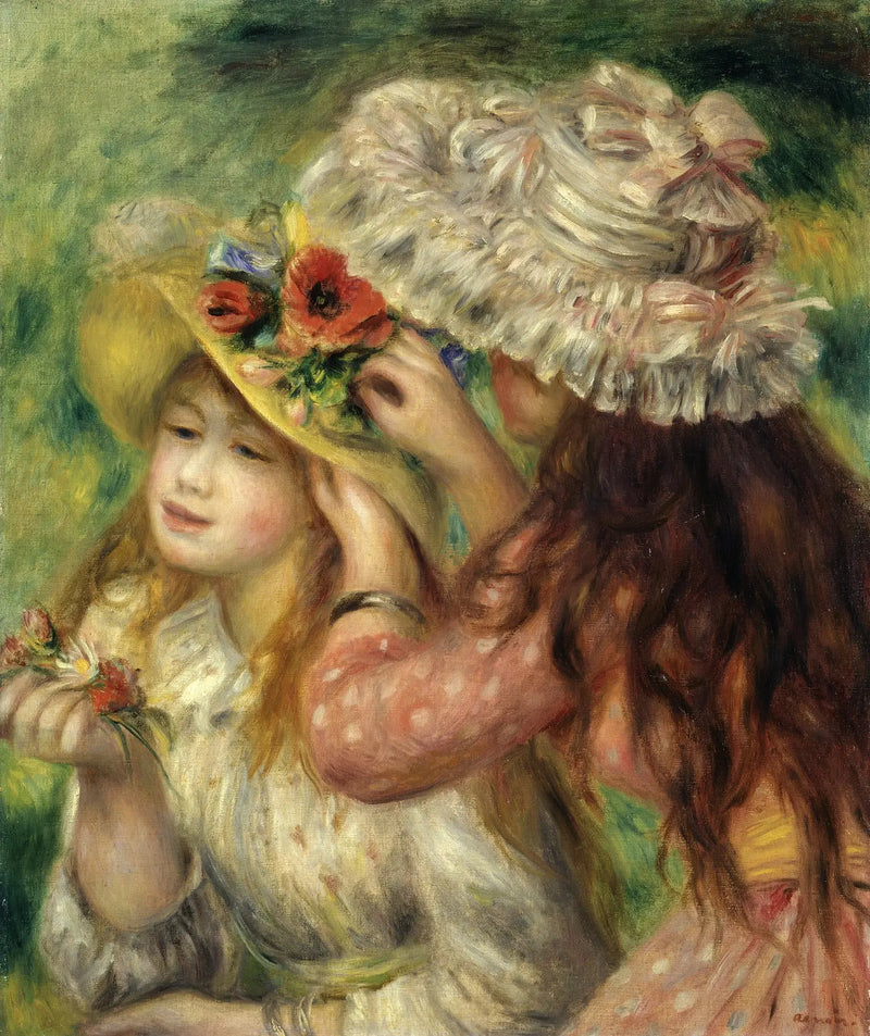 Les deux fillettes - Pierre-Auguste Renoir